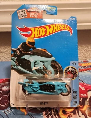🔥Hot Wheels HW Moto 4/5 Fly-By 134/250 Blue🔥 - Image 1 of 3