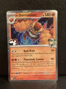 ¡Juega! Pokemon Prize Journey Together Cosmo Holo 027/159 N's Darmanitan - Imagen 1 de 2
