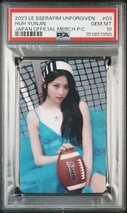 LE SSERAFIM UNDERGIVEN JAPAN 2023 SEGUNDA MERCANCÍA OFICIAL ÚNICA #3 HUH YUNJIN PSA 10 - Imagen 1 de 2