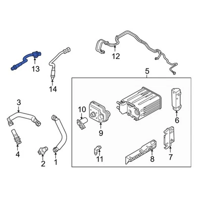 For Ford F-350 Super Duty 2020-2022 Ford LC3Z9F472G Front Oxygen Sensor - Image 1 of 2