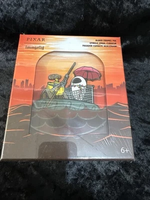 Prendedor Esmalte Loungefly Disney Pixar Wall-E Noche Fecha Deslizante LE 3" NUEVO Foto 1 de 4