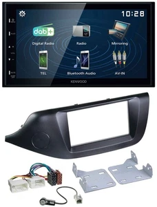 Kenwood 2DIN Bluetooth MP3 USB DAB Autoradio für Kia Ceed (ab 12) schwarz - Bild 1 von 7