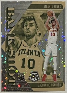2024-25 Panini Mosaic - Bank Shot Zaccharie Risacher #3 Fast Break Prizm (RC) - Bild 1 von 2