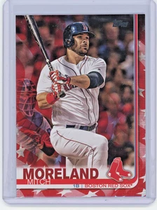 2019 Topps #262 Mitch Moreland Independence /76 - Picture 1 of 2