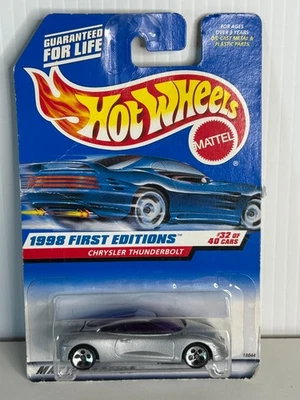 Hot Wheels 1998 First Editions Chrysler Thunderbolt 32 of 40 Cars # 671 New - Image 1 of 2