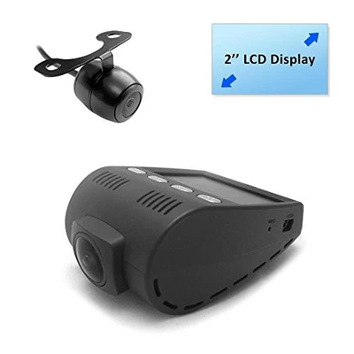 Premium 2.0” LCD Dual DVR Video Recording Dash Cam System  (PLDVRCAM48) - Image 1 of 4
