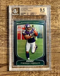2009 Bowman Chrome Refractor Percy Harvin RC BGS 9.5 Gem Mint 💎 - Picture 1 of 1