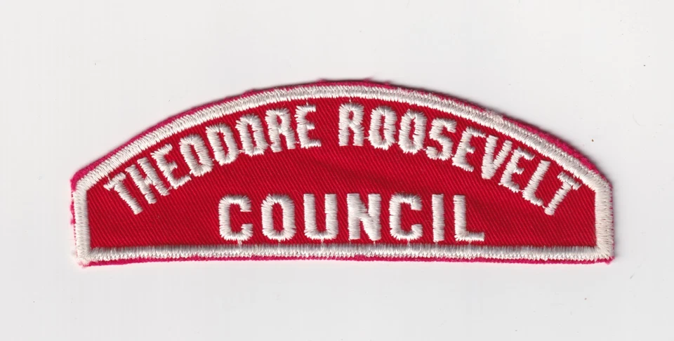 Re and White Strip-THEODORE ROOSEVELT Council: ¡ny! Foto 1 de 1