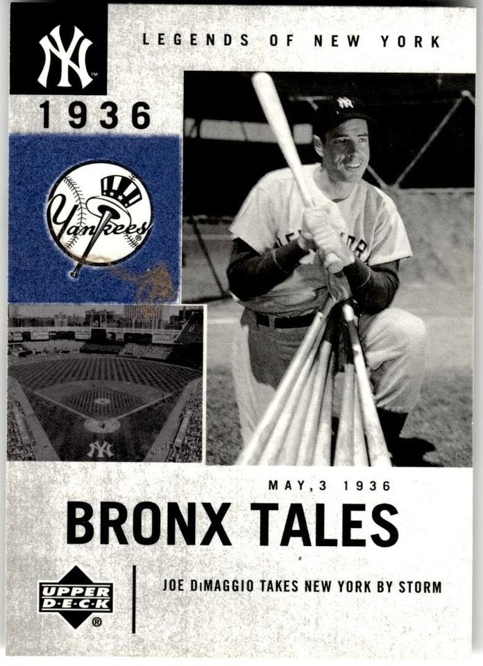 2001 Upper Deck Legends of New York #129 Joe DiMaggio - Image 1 of 2