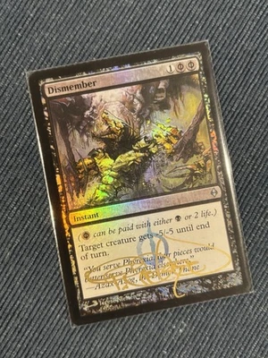 Dismember- New Phyrexia Foil- SIGNED- NM - Image 1 of 2