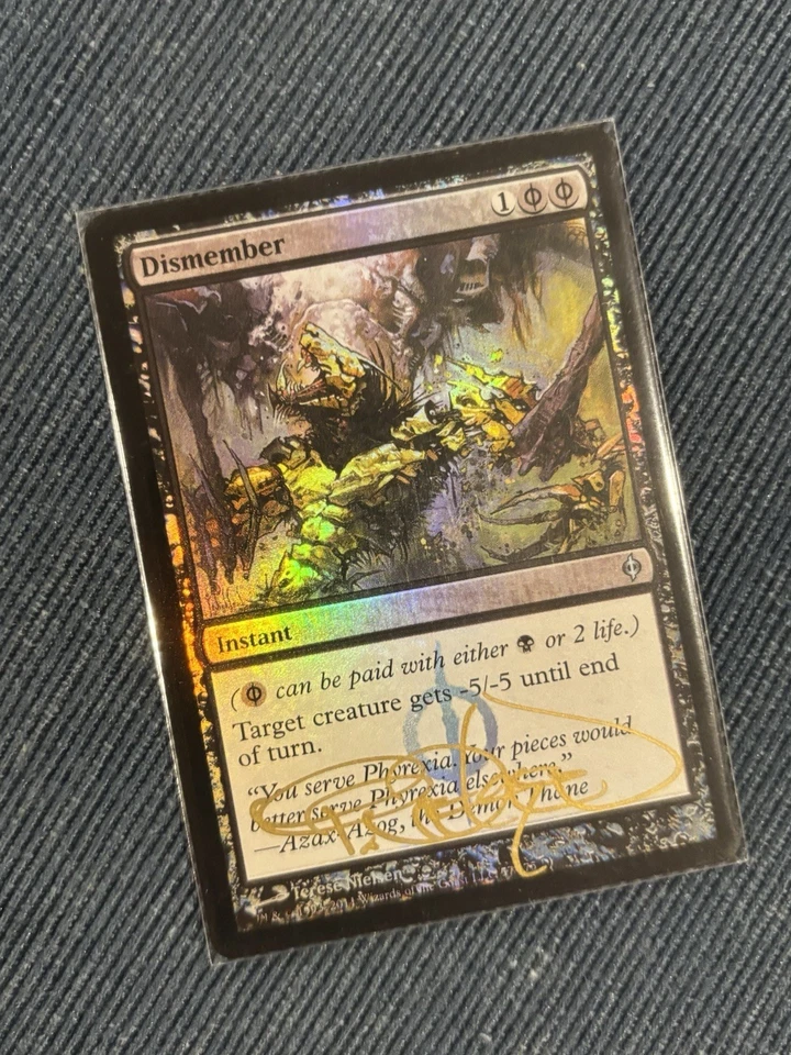 Dismember- New Phyrexia Foil- SIGNED- NM - Image 1 of 2