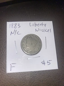 1883 Liberty Nickel N/C. F. $5 - Picture 1 of 3