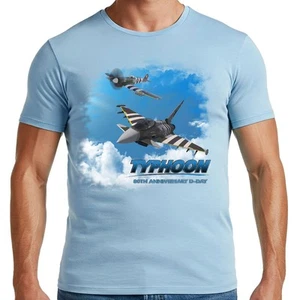Camisa para adulto azul claro Typhoon and Eurofighter In The Clouds Segunda Guerra Mundial - Imagen 1 de 1