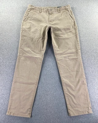 Calça Bonobos Chino Masculina 33x32 Bege Algodão Elástico Ajuste Atlético Guerreiro Dia da Semana - Imagem 1 de 4