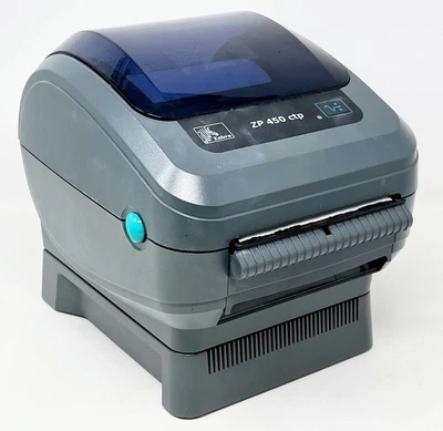 Zebra: ZP 450 CTP Thermal Label Barcode/Shipping Label Printer Tested - Image 1 of 4