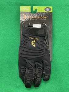 Bionic Beast Mode Herren Fußball Handschuhe Paar schwarz - Marshawn Lynch Fitnesshandschuh - Bild 1 von 2