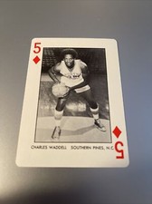 1973-74 North Carolina Tar Heels Basketball Playing Card Charles Waddell - MINT