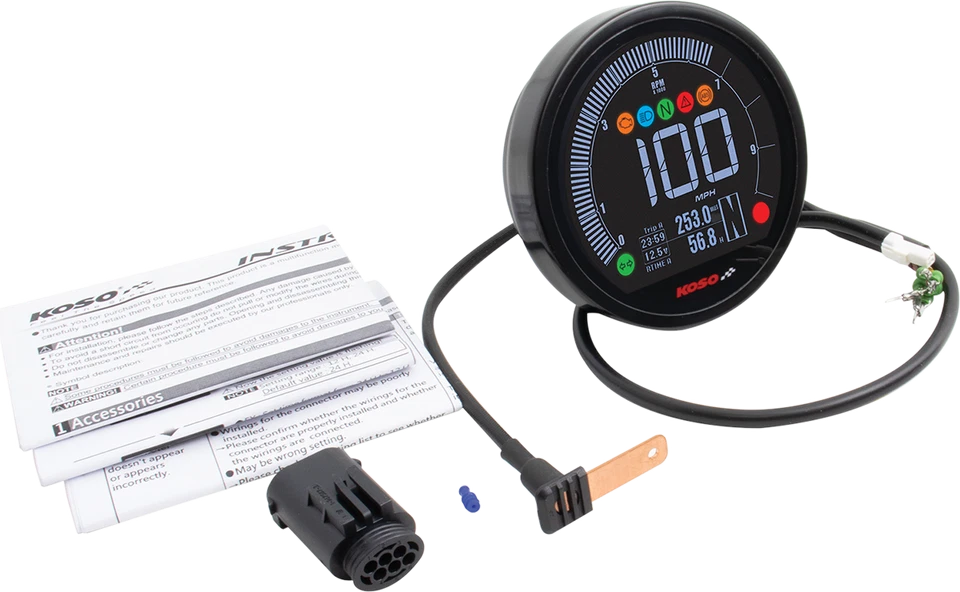 Многофункциональный измеритель Koso DL-04 3,81 дюйма для 2014-2016 BMW R nine T BA077101 - Изображение 1 из 1