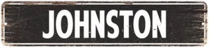 JOHNSTON Personalized Street Sign Home Decor Chic Gift 4x18 104180003305 - Picture 1 of 1