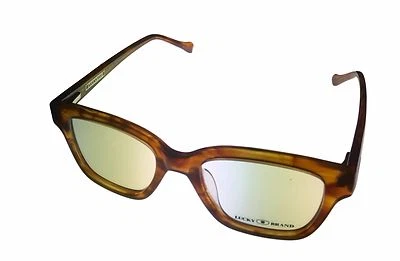 Gafas oftálmicas rectangulares Lucky Brand para hombre cuerno marrón aventurero de plástico 50 Foto 1 de 4