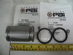 Water Rail Bypass Connection w/ O-Rings for Cummins 855. PAI# 181920 Ref# 130394 - Bild 1 von 12