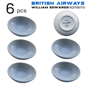 6 Pcs, British Airways First Class William Edwards England Ramekins - Excellent - Picture 1 of 2