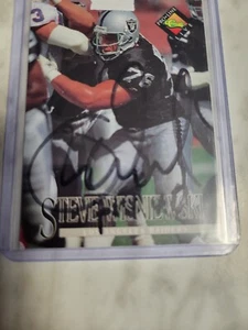 1994 Classic Pro Line Autographed / Signed Steve Wisniewski Card 8x PRO BOWL - Picture 1 of 3