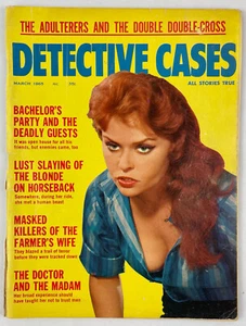 Detective Cases Magazine, March 1965, Vintage True Crime Stories, Pulp - Bild 1 von 8
