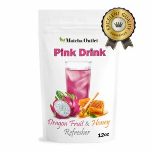 Pink Drink Powder Pitaya Dragon Fruit & Honey Refresher (12oz) - Picture 1 of 7