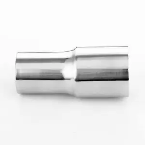 Stainless Steel Exhaust Pipe Connector Reducer 1.75" ID to 2.25" OD Weld On - Picture 1 of 4