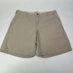Columbia pantaloncino uomo 36W 10 cuciture interne beige kaki chino abbigliamento sportivo omni-scudo - Foto 1 di 6