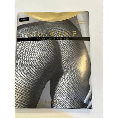 Medias Fredericks of Hollywood negras de encaje de vieira hasta el muslo talla L Foto 1 de 4