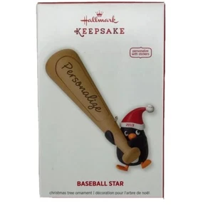 2013 Hallmark Keepsake Sports Ornament "Baseball Star" (pegatinas no incluidas) - Imagen 1 de 8