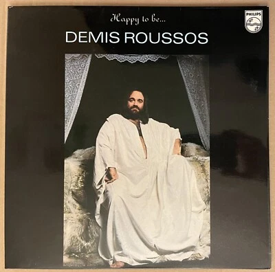 DEMIS ROUSSOS - Happy To Be (Vinyl LP) 1976 UK Philips 9101027 — 第 1/3 张图片