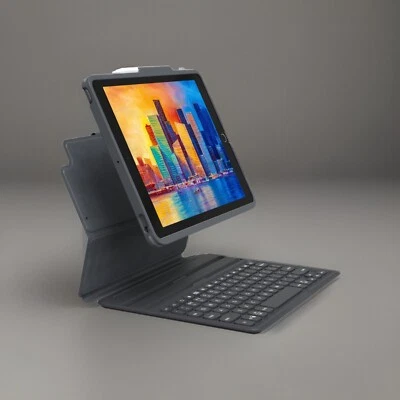 Capa destacável e teclado sem fio ZAGG Pro Keys para Apple iPad Pro 10,2" - Imagem 1 de 3