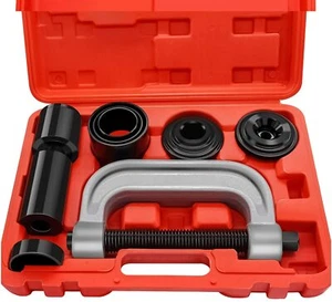 10pc Ball Joint Press Service Kit Remover Separator Adaptor 4x4 Garage Tool - Picture 1 of 10