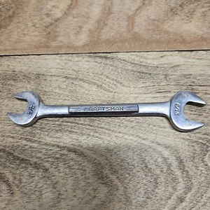 VTG Craftsman USA 1/2" X 9/16" SAE Double Open End Wrench =V= Series 6" Length - Picture 1 of 6