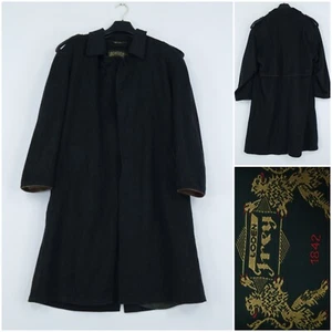 Mens LODENFREY Coat XL Size UK 46 Tyrol Charcoal Loden Wool Cashmere Overcoat - Picture 1 of 18
