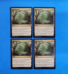 4x Thriving Grove Jumpstart 2020 Mtg Magic Card Forest Colorless Land Mana 34 - Picture 1 of 2