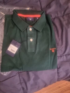 Mens Lacoste New Polo .dark Green/orange Trim.3XL - Picture 1 of 13