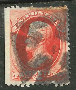 MALTESE CROSS Fancy Cancel 2 Cent Sc #178/183 Jackson 1875-79US 23E17 - Picture 1 of 2