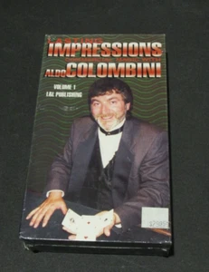 ALDO COLOMBINI LASTING IMPRESSIONS COMMERCIAL MAGIC VHS TAPE VOL 1 NEW SEALED - Picture 1 of 3