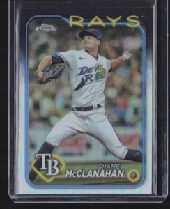 Paquete refractor cromado Shane McClanahan Rays 2024 Topps fresco #135 - Imagen 1 de 2