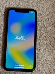 TESTED AT$T IPHONE XR, 64GB 82% BATTERY СRАСКЕD BACK FREE SHIPPING - Picture 1 of 7