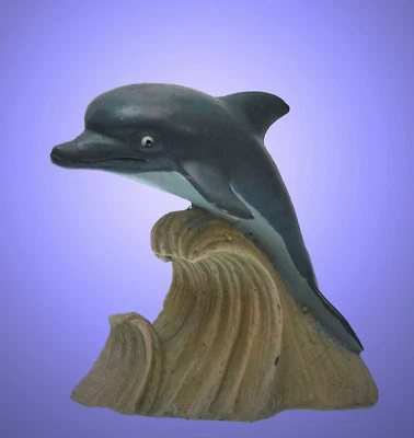 Aquarium Deko ❤️ SPRINGENDER DELPHIN ❤️ Dekoration Zubehör Terrarium Fische - Bild 1 von 4