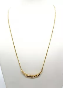 Collier mit Rubinen und Brillanten 0,055 ct 18K 750er Gelbgold -sehr hübsch- - Bild 1 von 4