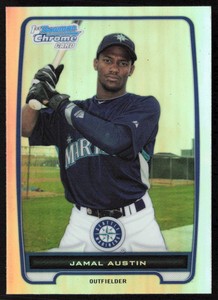 2012 Bowman Chrome #BCP146 Jamal Austin REFRACTOR  - FREE SHIPPING