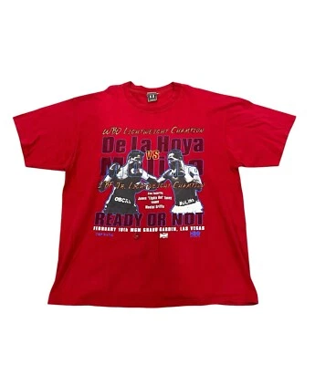 De colección Años 90 MGM Oscar De La Hoya PPV Promo Vs Molina Hombres Talla XL RARO Bóveda Foto 1 de 4