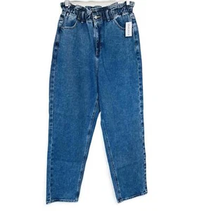 Bolsa de papel PacSun Seabreak cintura tiro alto mamá jeans pierna cónica cremallera mosca nueva con etiquetas grande - Imagen 1 de 11