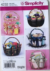 Simplicity 4232 Georgia Manning Lewis Bucket Covers Sewing Pattern - Picture 1 of 1